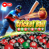 Cricket Ball Roulette live table on em7